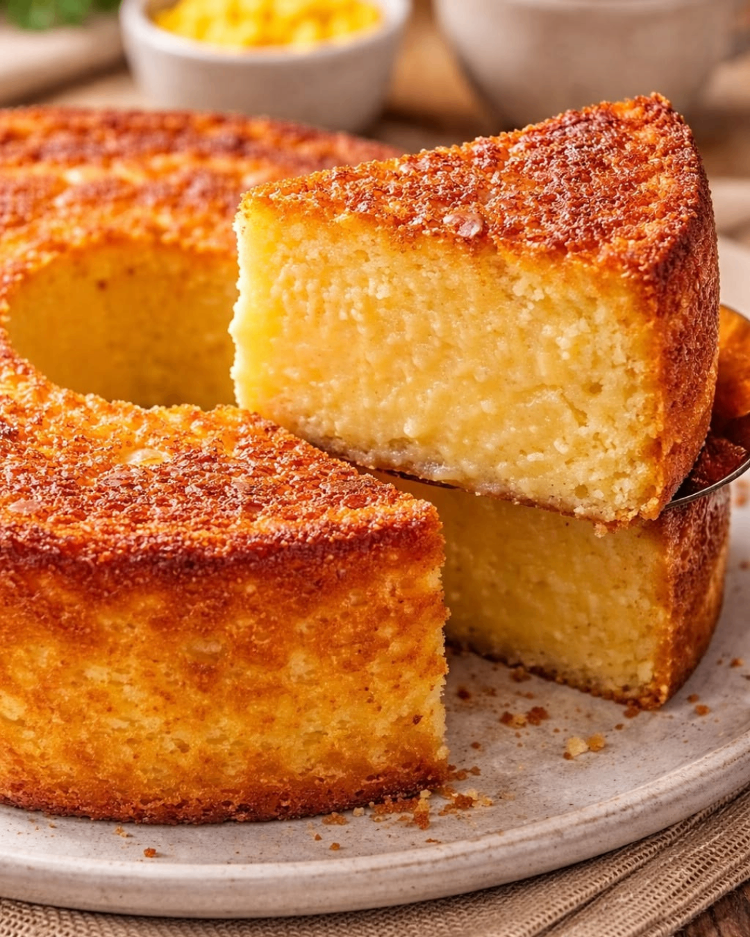 BOLO DE MILHO JUNINO